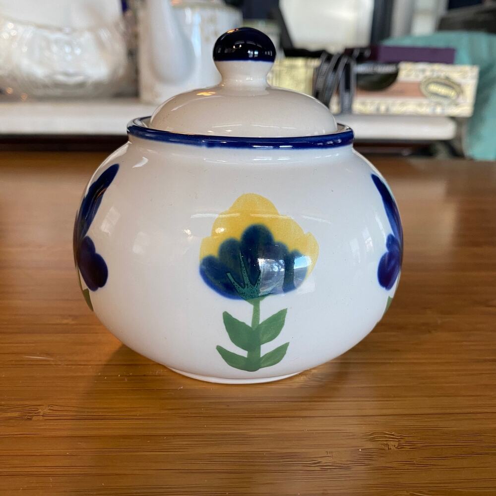 DANSK San Nicolo Sugar Bowl & Lid in FLAWLESS CONDITION
